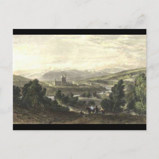 Balmoral Castle door W. Leitch Briefkaart (Voorkant)