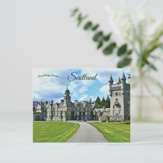 Balmoral Castle in Aberdeenshire Scotland Briefkaart (Staand voorkant)