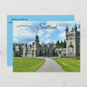 Balmoral Castle in Aberdeenshire Scotland Briefkaart (Voorkant / Achterkant)
