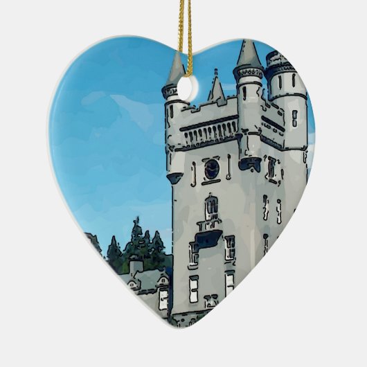 Balmoral Castle Keramisch Ornament (Rechts)