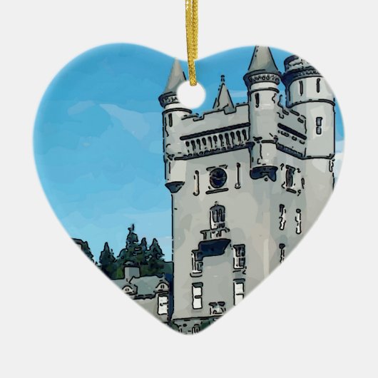 Balmoral Castle Keramisch Ornament (Voorkant)