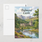 Balmoral Castle Schotland Briefkaart (Voorkant / Achterkant)