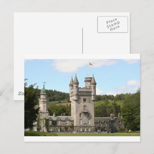 Balmoral Castle, Schotland, Verenigd Koninkrijk Briefkaart (Voorkant / Achterkant)