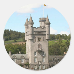 Balmoral Castle, Schotland, Verenigd Koninkrijk Ronde Sticker