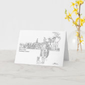 Balmoral Castle Scotland Kaart (Gele Bloem)