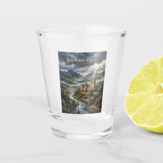Balmoral Castle Verenigd Koninkrijk Shot Glas (Voorkant)