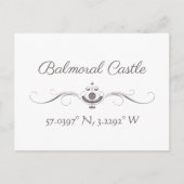 Balmorele Castle Latitude en Briefkaart van de Len (Voorkant)