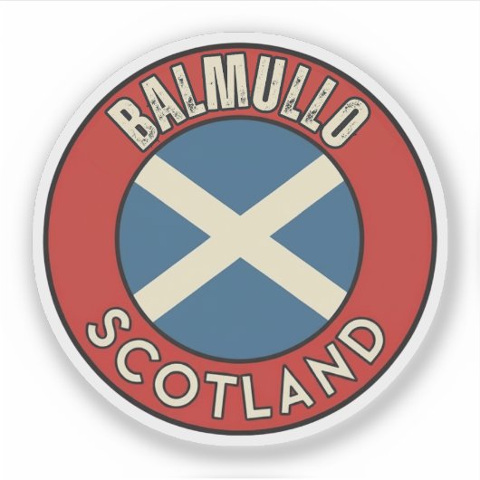 Balmullo, Schotland Sticker (Voorkant)