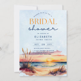 Balmy Dagen | Tropische Zonsondergang Bruidsmeisje Kaart