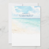 Balmy Dagen | Tropische Zonsondergang Bruidsmeisje Kaart (Achterkant)