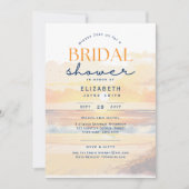 Balmy Dagen | Tropische Zonsondergang Strand Bruid Kaart (Voorkant)