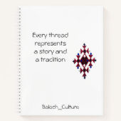 Balochi Spiral Notitieboek voor studenten (Voorkant)