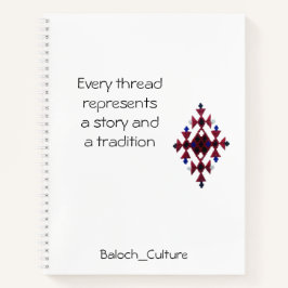 Balochi Spiral Notitieboek voor studenten