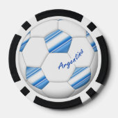 Balón de FÚTBOL ARGENTINA selección nacional 2014 Poker Chips (Achterkant)