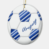 Balón de FÚTBOL URUGUAY equipo nacional 2014 Keramisch Ornament (Links)