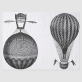 Balon Junk Journal Elements — Blad Tissuepapier (Voorkant)