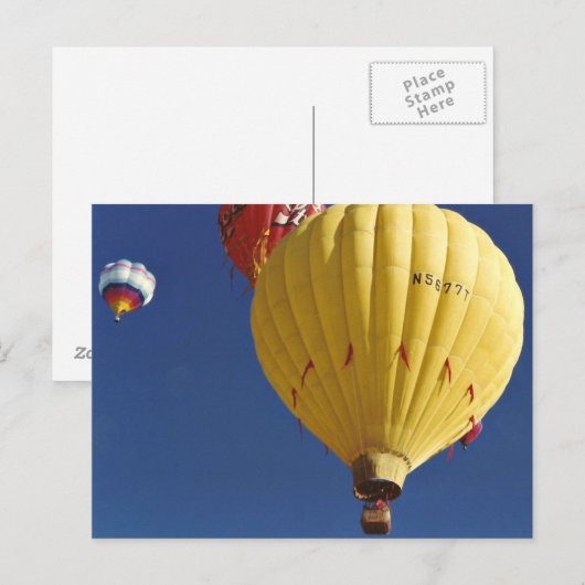 Balonfestival Briefkaart (Voorkant / Achterkant)