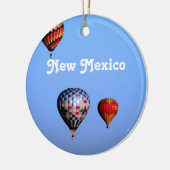 Balonfestival in New Mexico Keramisch Ornament (Links)