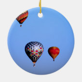 Balonfestival in New Mexico Keramisch Ornament (Achterkant)