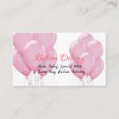 Balonlevering Visitekaartje (Voorkant)