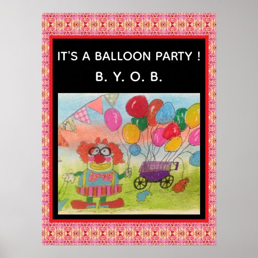 Balonpartij Poster (Voorkant)