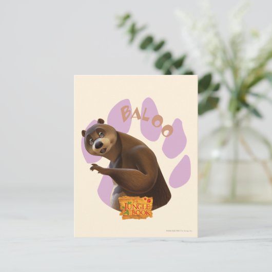 Baloo 1 briefkaart (Staand voorkant)