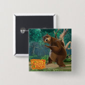 Baloo 3 vierkante button 5,1 cm (Voorkant /achterkant)