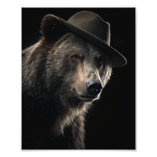Baloo "De Grizzly" Grissom - Beer - Foto Afdruk
