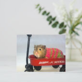 Baloo gaat naar een Wagon Ride Briefkaart (Staand voorkant)