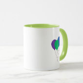 Baloons Moderne Kunst Mok (Voorkant rechts)