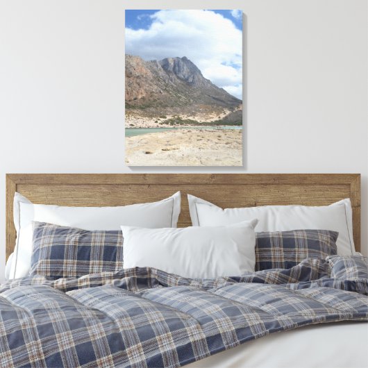 Balos, Kreta Landscape Canvas afdrukken (Insitu (Slaapkamer))