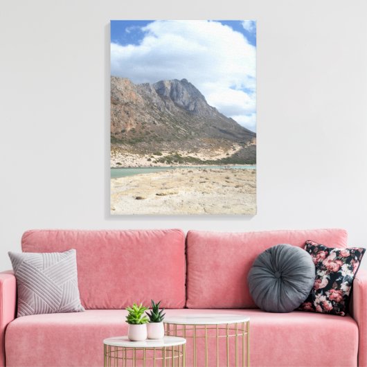 Balos, Kreta Landscape Canvas afdrukken (Insitu (Woonkamer))