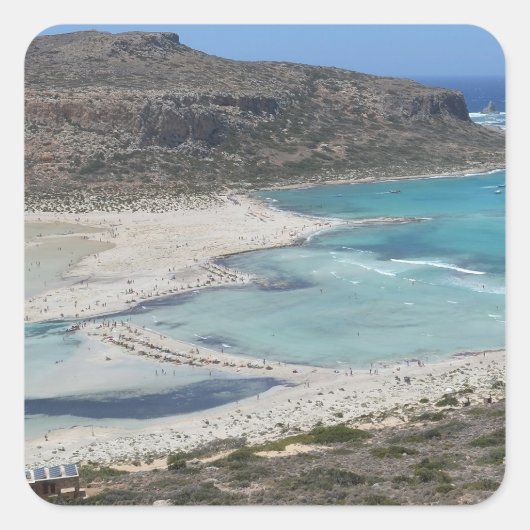 Balos Lagoon Tropical Beach Stickers (Voorkant)