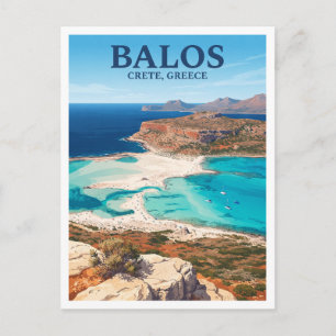 Balos Lagune Kissamos Griekenland Aandenken Briefkaart
