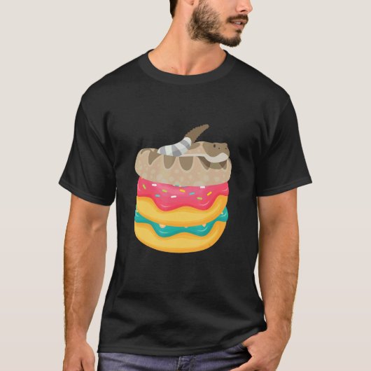 Balpython Donuts Reptiel Dier Herpetologie T-shirt (Voorkant)