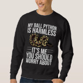 Balpython slang Mannen Vrouwen Trui (Voorkant)