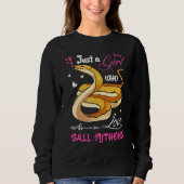 Balpython Vrouwen Gewoon Een Meisje Dat Van Balpy Trui (Voorkant)