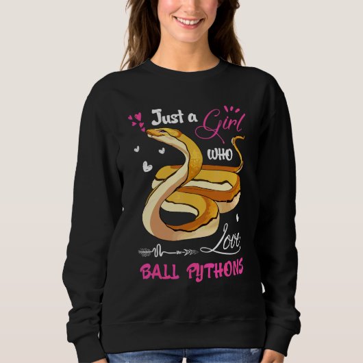 Balpython Vrouwen Gewoon Een Meisje Dat Van Balpy Trui (Voorkant)