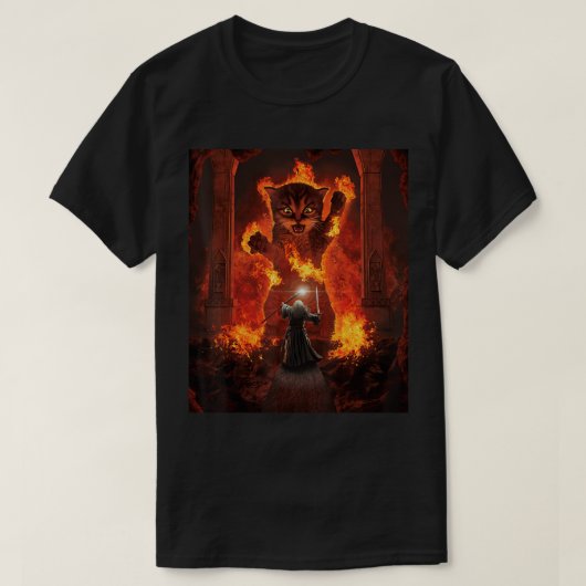 Balrog cat T-Shirt (Design voorkant)