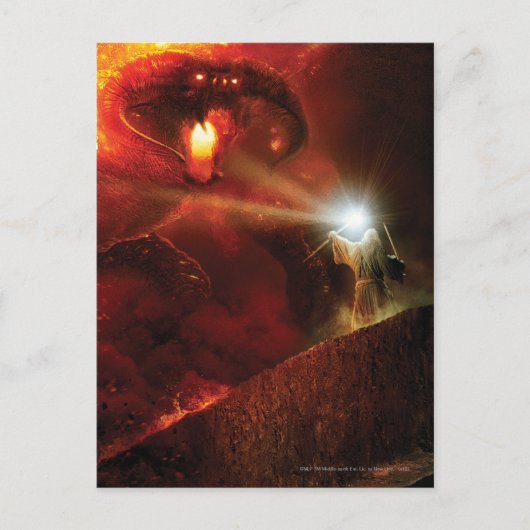 Balrog Versus GANDALF™ Briefkaart (Voorkant)