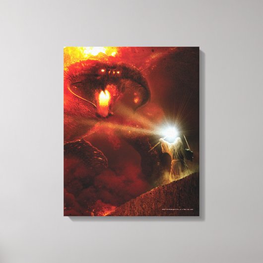 Balrog Versus GANDALF™ Canvas Afdruk (Voorkant)