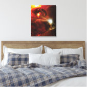 Balrog Versus GANDALF™ Canvas Afdruk (Insitu (Slaapkamer))