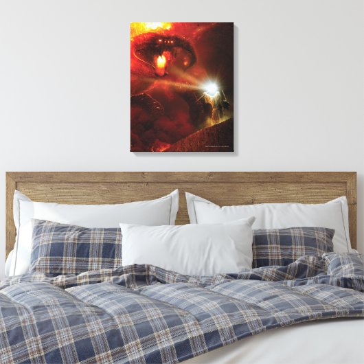 Balrog Versus GANDALF™ Canvas Afdruk (Insitu (Slaapkamer))