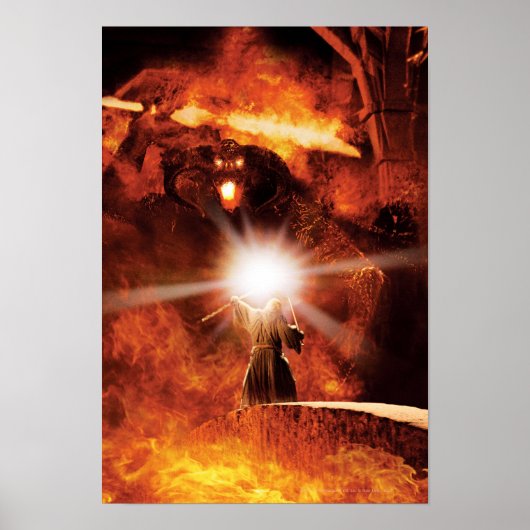 Balrog Versus GANDALF™ Poster (Voorkant)
