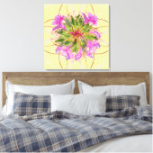 Balsam Bouquet Canvas Afdruk (Insitu (Slaapkamer))