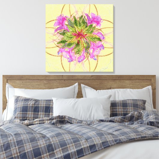Balsam Bouquet Canvas Afdruk (Insitu (Slaapkamer))