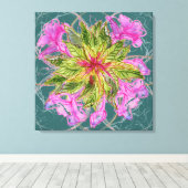 Balsam Bouquet Canvas Afdruk (Insitu (Houten vloer))