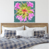 Balsam Bouquet Canvas Afdruk (Insitu (Slaapkamer))