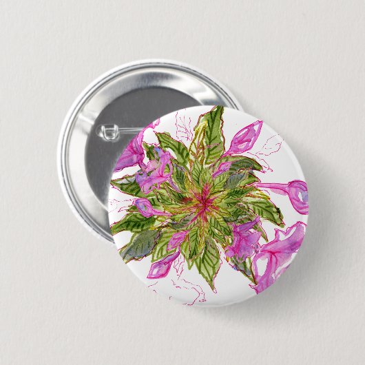 Balsam Bouquet Ronde Button 5,7 Cm (Voorkant /achterkant)
