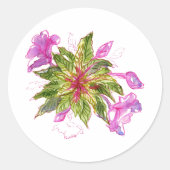 Balsam Bouquet Ronde Sticker (Voorkant)